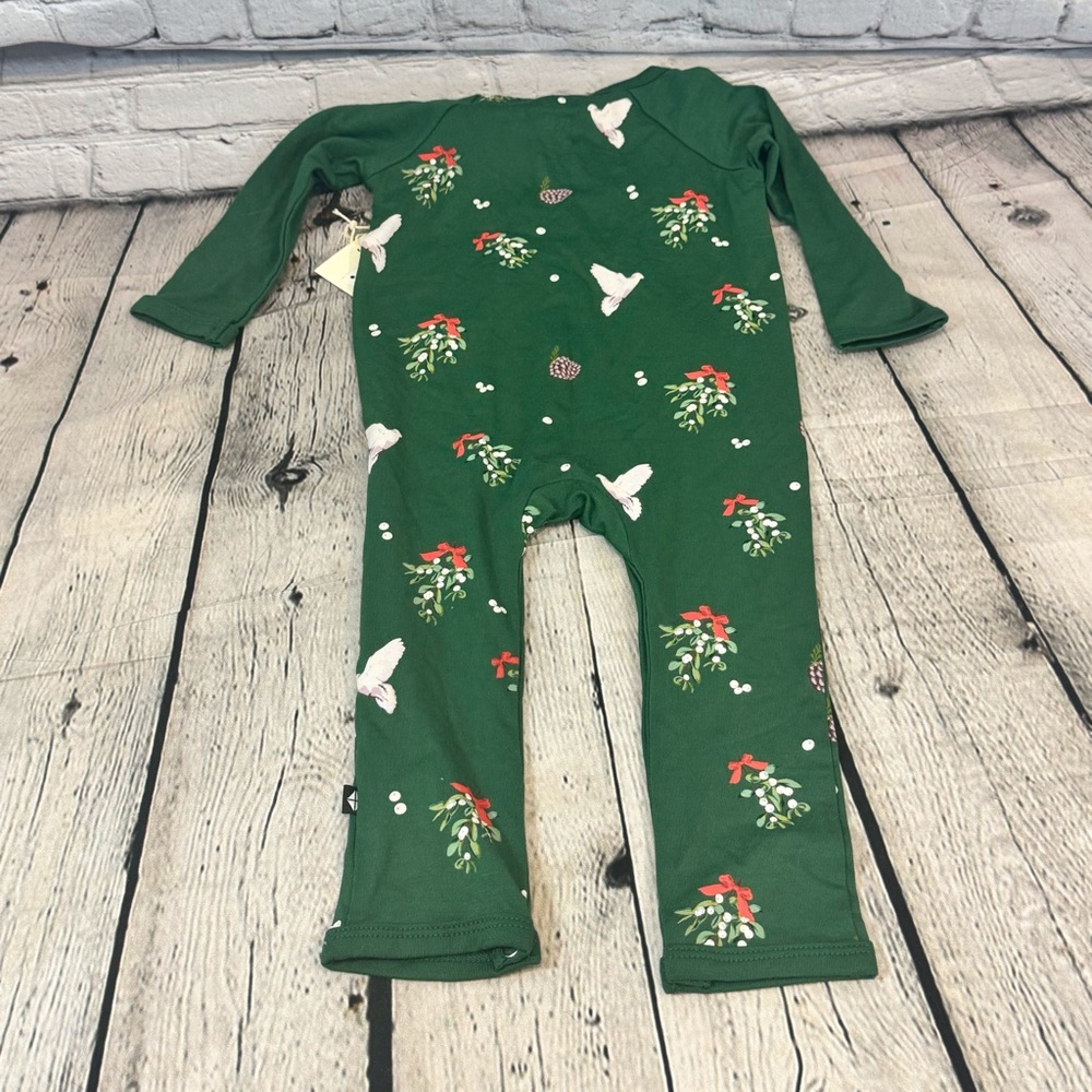 Kyte Baby Holiday Pattern Bamboo Longall - Picture 3 of 3